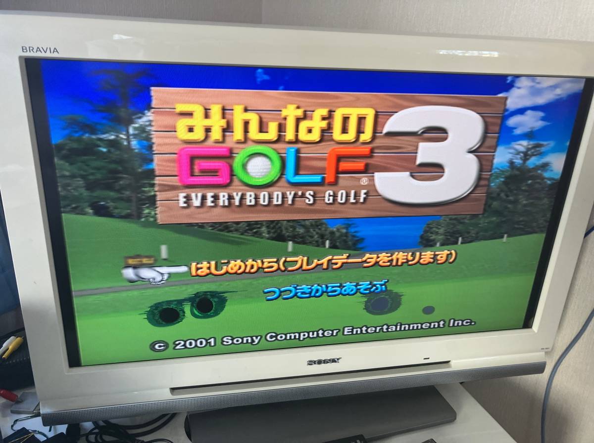 23-PS2-243　プレイステーション2　みんなのGOLF3，4　セット　動作品　PS2　プレステ2