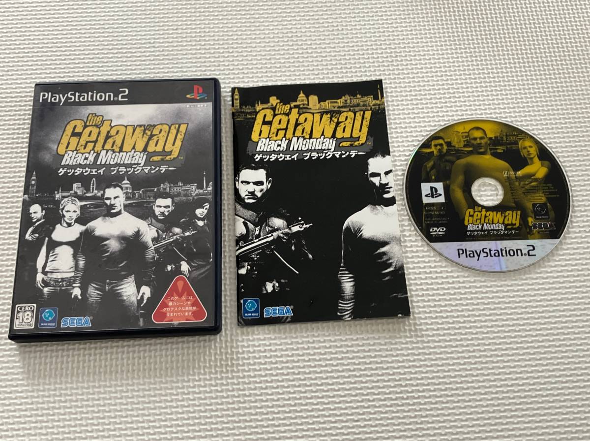 23-PS2-286 プレイステーション2 ゲッタウェイ ブラックマンデー 動作品 PS2 プレステ2