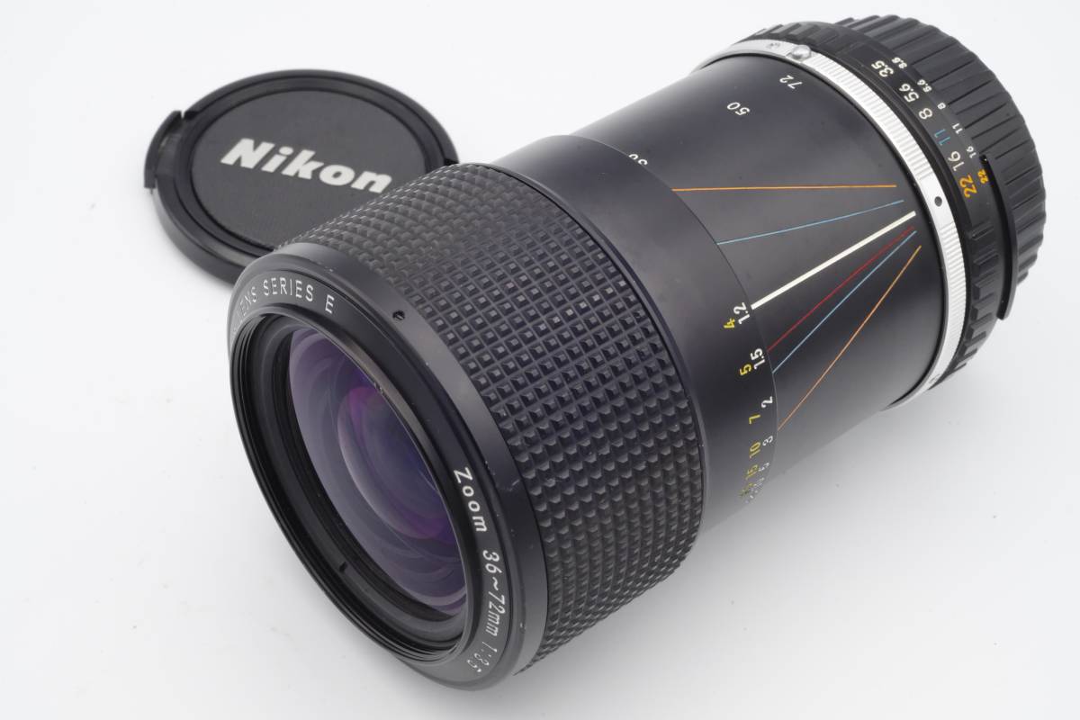 【光学良好】Nikon SERIES E Zoom 36-72mm f3.5　ニコン標準ズーム　Fマウント　望遠側がヘクトール様にハイライトが微かに滲む_画像7