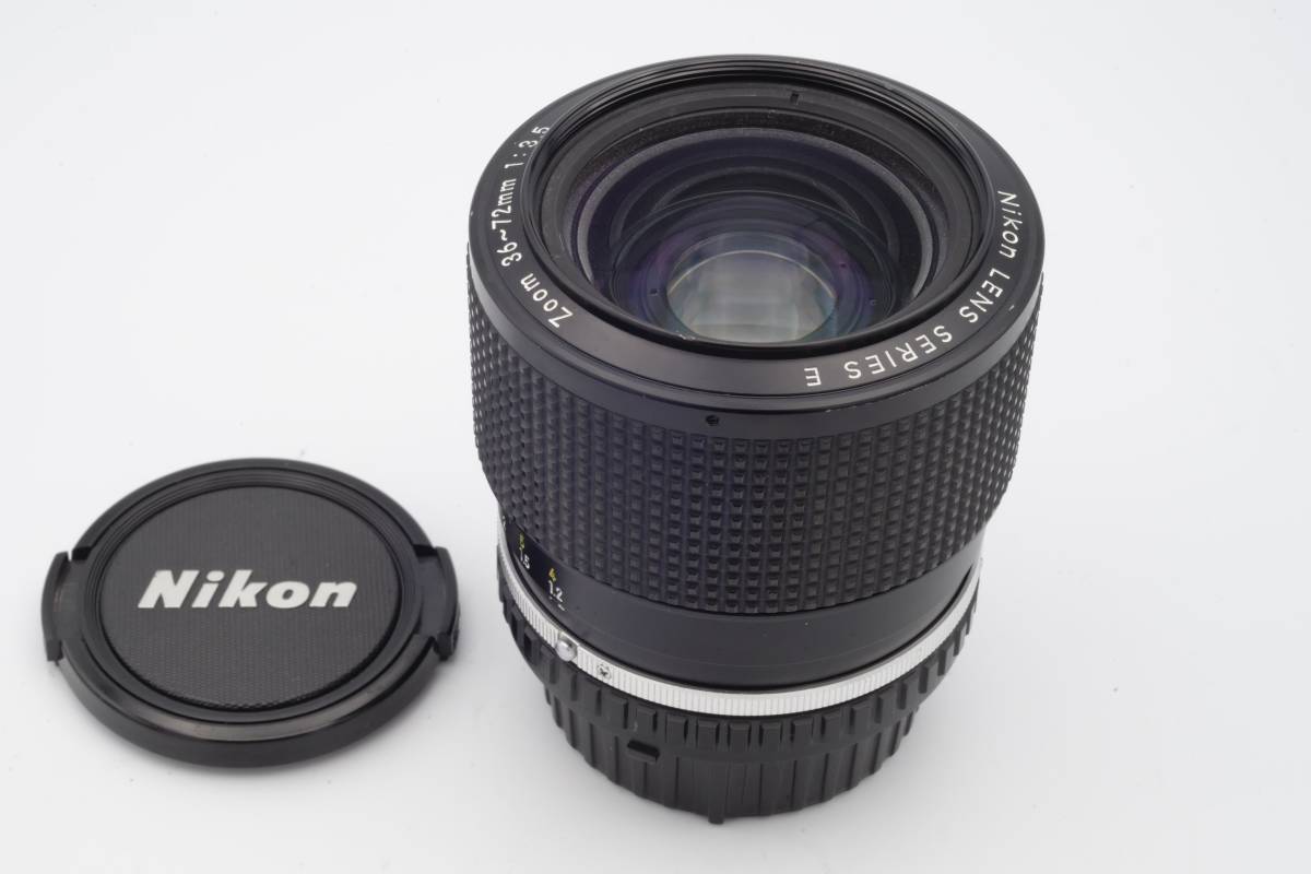 【光学良好】Nikon SERIES E Zoom 36-72mm f3.5　ニコン標準ズーム　Fマウント　望遠側がヘクトール様にハイライトが微かに滲む_画像2