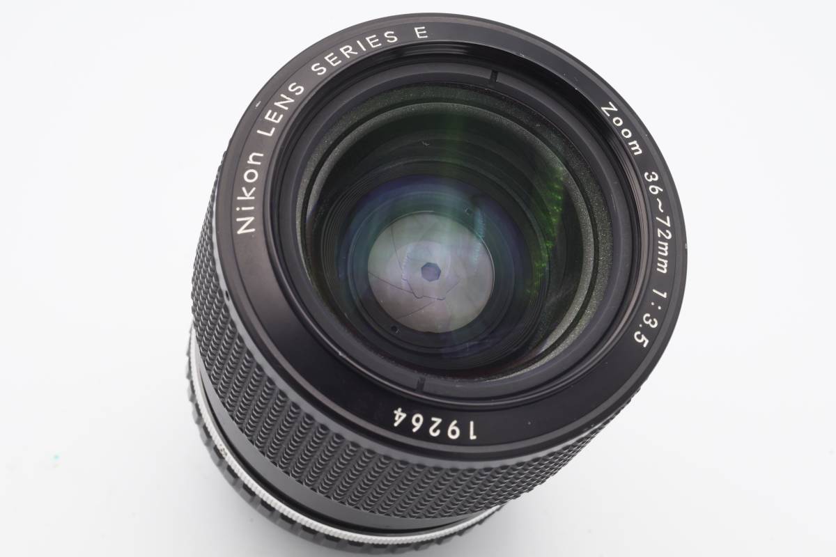 【光学良好】Nikon SERIES E Zoom 36-72mm f3.5　ニコン標準ズーム　Fマウント　望遠側がヘクトール様にハイライトが微かに滲む_画像8