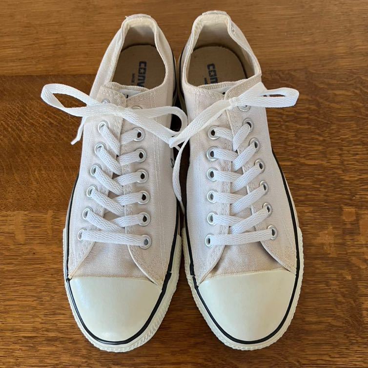 90S US9 27.5cm CONVERSE ALL STAR ホワイト USA製 Made in USA アメリカ製 コンバ ファッション  メンズシューズ スニーカー