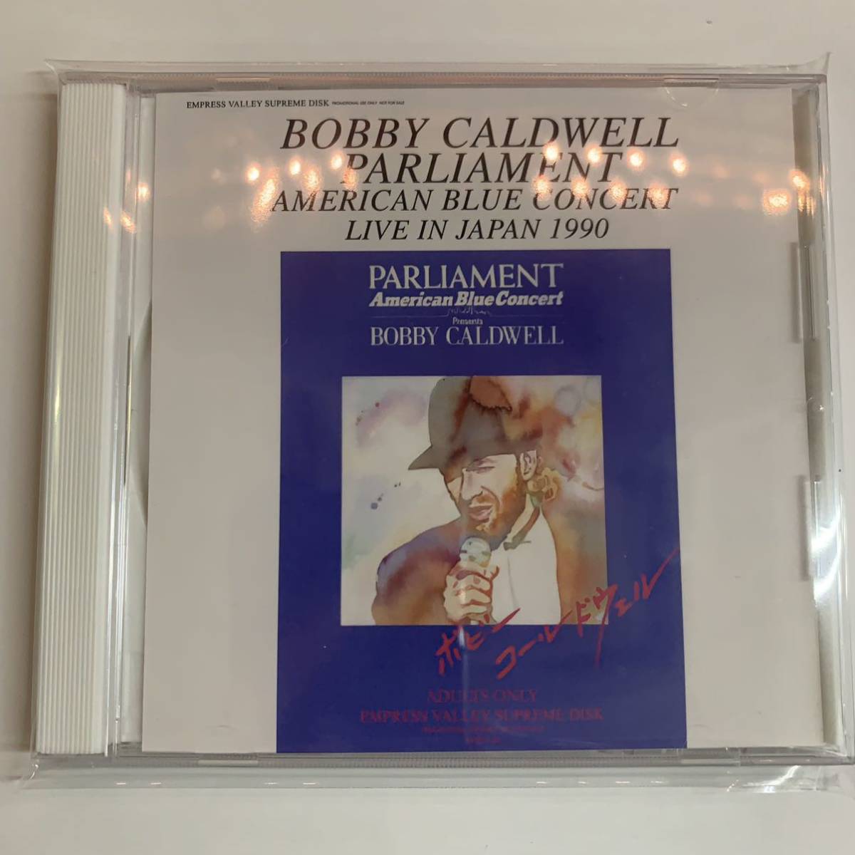 BOBBY CALDWELL / AMERICAN BLUE CONCERT LIVE IN JAPAN 1990 BOBBY CALDWELL / AMERICAN BLUE CONCERT LIVE IN JAPAN 1990