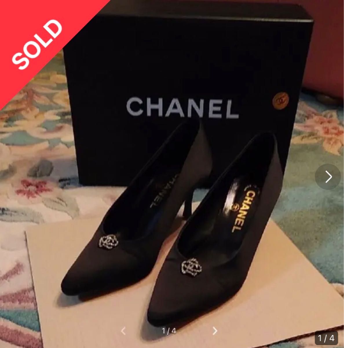 定番 マトラッセ 【極美品・付属品完備】CHANEL パンプス CHANEL ココ