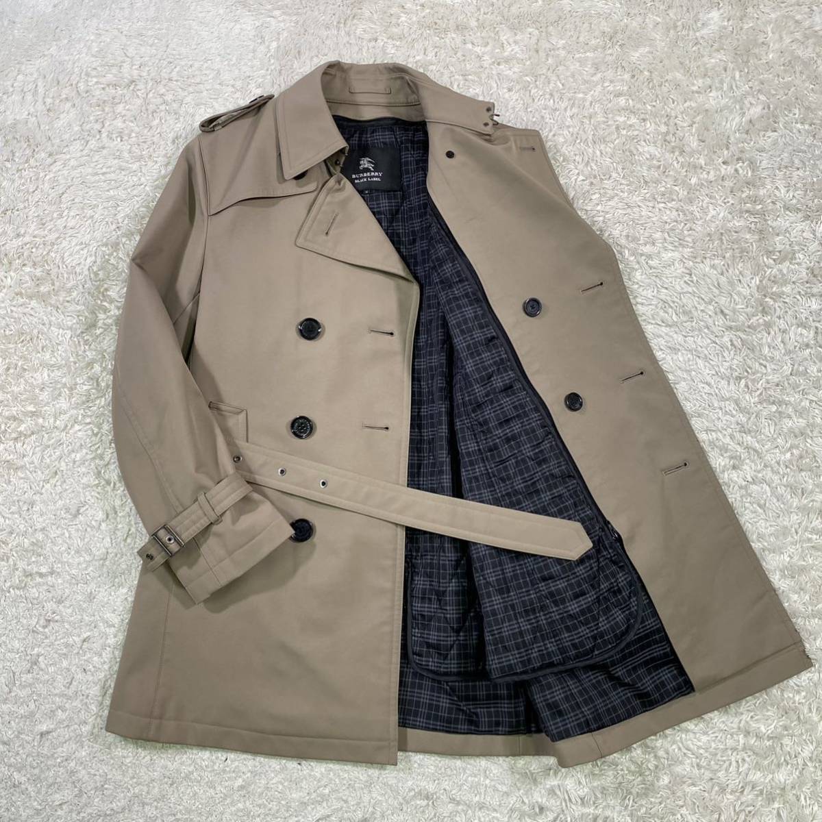 美品 バーバリーブラックレーベル BURBERRY BLACK LABEL 【大人の気品