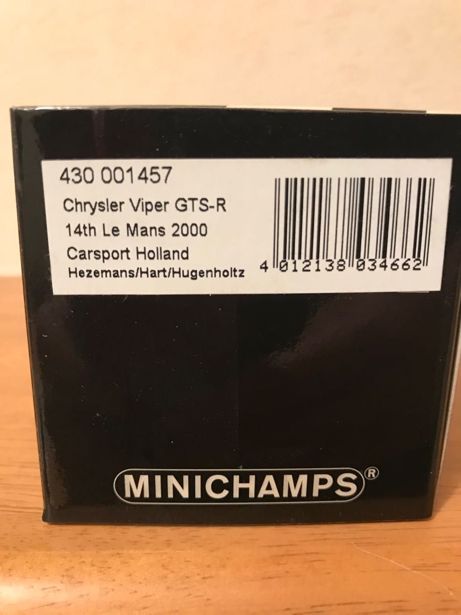 ミニチャンプス 1/43 DODGE VIPER GTS-R ルマン'00 57
