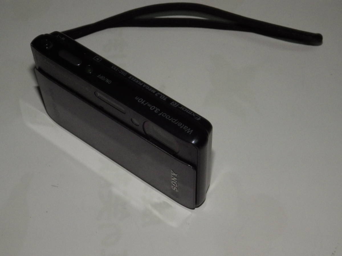 国産品 ○美品 コンパクトデジカメソニーサイバーショットDSC-TX5黒◇3