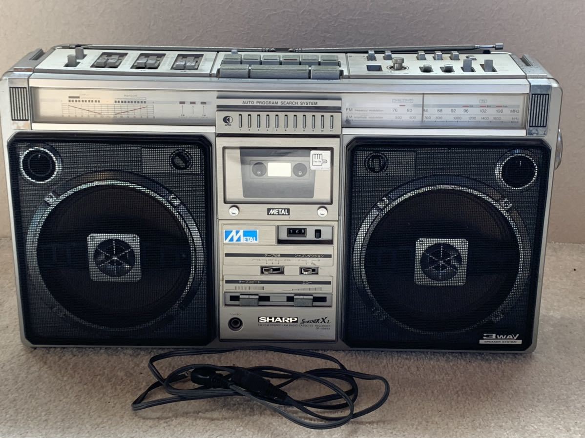 Yahoo!オークション - 【再出品】 SHARP シャープ ラジカセ THE Yahoo!オークション - 【再出品】 SHARP シャープ ラジカセ THE