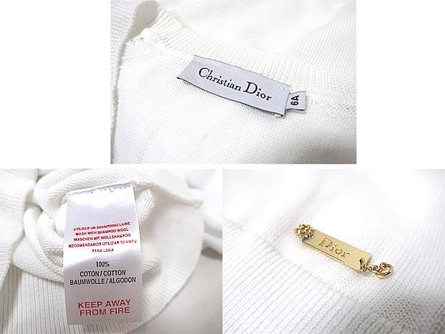 [ б/у ]Christian Dior Christian Dior ребенок одежда tops вязаный девочка 6A хлопок 