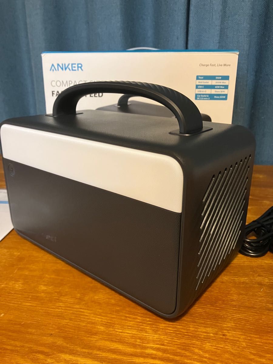 使用1回 Anker PowerHouse II 400 ポータブル電源 アンカー パワーハウス 充電 災害