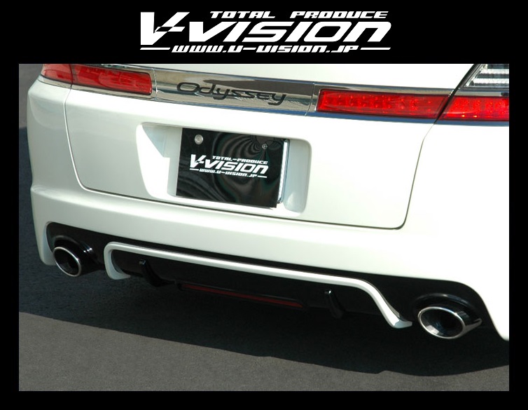 V-VISION☆RB1／RB2 オデッセイ 後期☆エアロ 4点SET (フロントバンパー タイプ4／サイドステップ／リアバンパー タイプ1／フロントグリル)_画像7