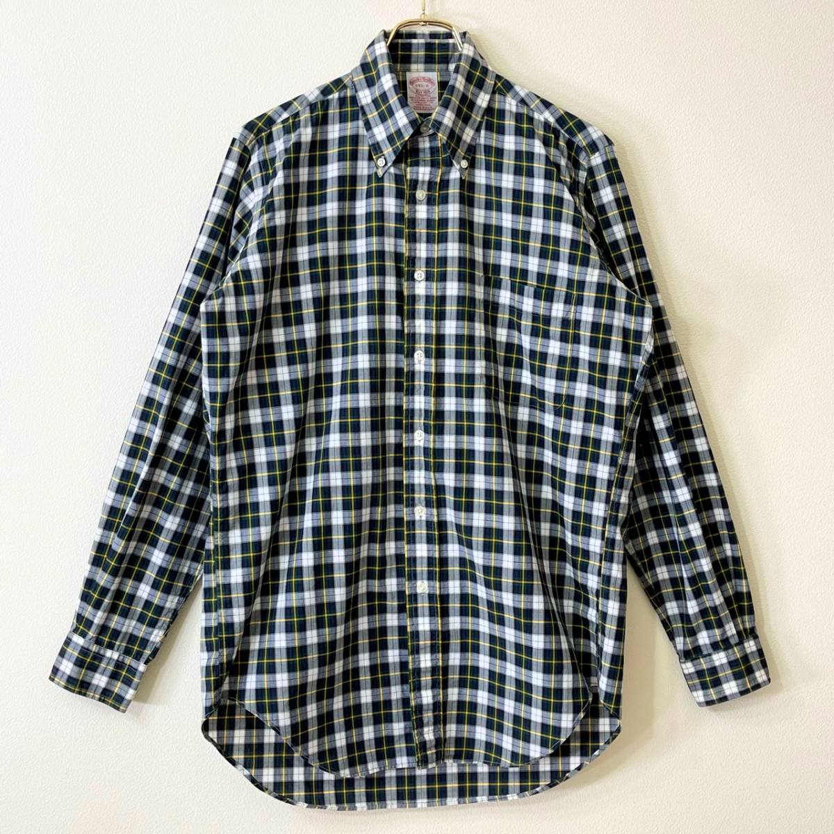 希少《 Tartan Check / USA製 / 14.5-R 》80s 90s 美品【 Brooks Brothers アメリカ製 タータンチェック BDシャツ ビンテージ 】_画像10