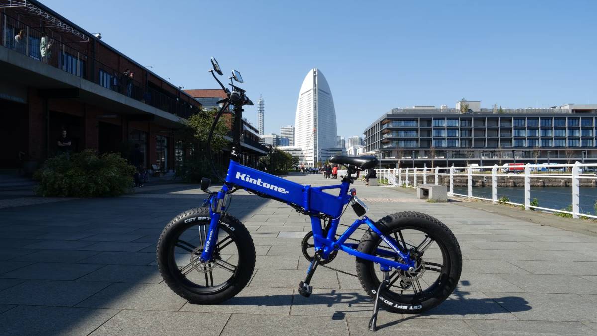 ◆新品未使用◆ KINTONE X Blue 電動アシスト自転車　ファットバイク