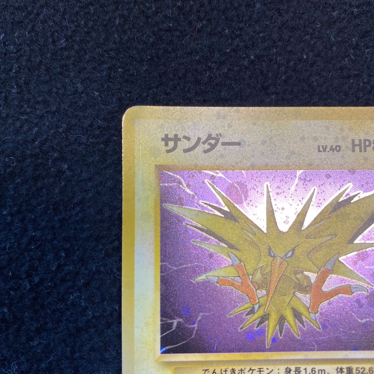 ポケモンカード 旧裏面サンダー