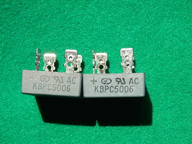 KBPC5006 600V/50A大容量ブリッジダイオード　2個セット【未使用品】_画像1