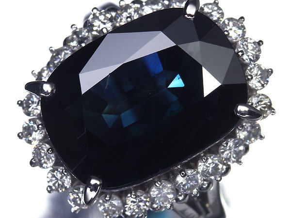 7394SS【売り切り】新品【RK宝石】≪Sapphire≫ 天然非加熱サファイア 特大7.00ct 極上ダイヤモンド 総計0.8ct Pt900 超高級リング ダイヤ