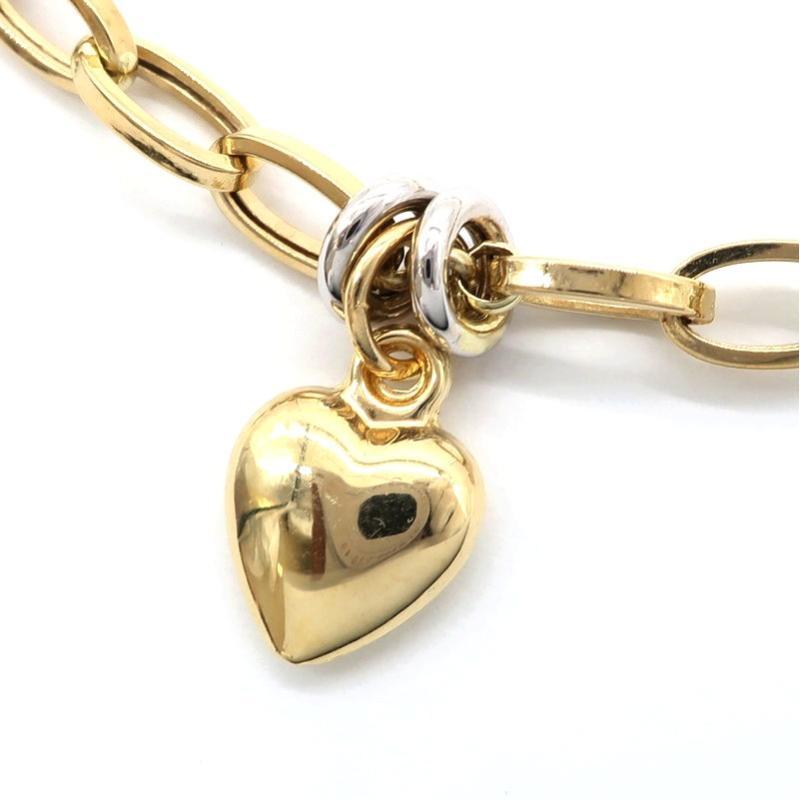  покупка магазин K18 ножной браслет Heart & Star YG WG желтый белое золото 