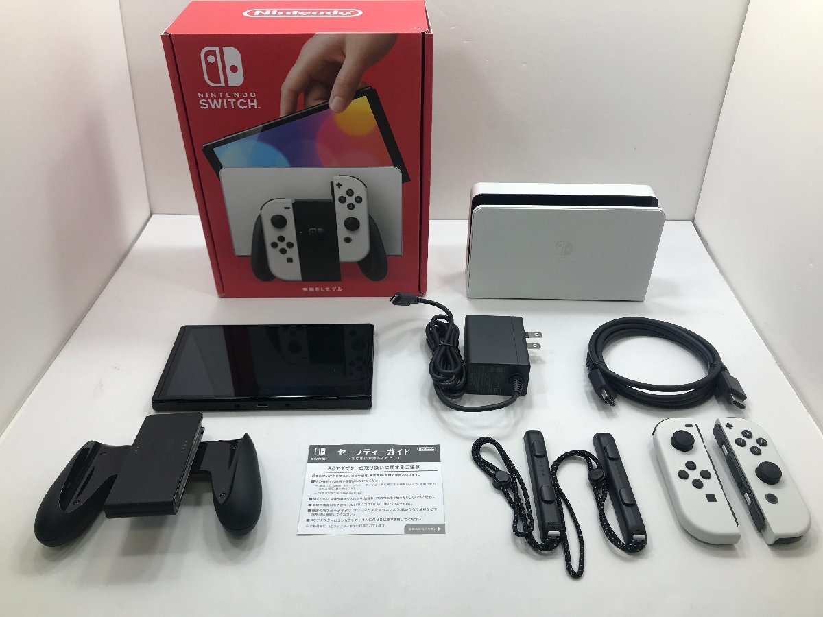 TAG 品 1円 Nintendo Switch本体 有機ELモデル ホワイト み/完備品 