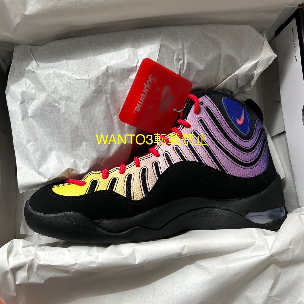 レア 26cm 送料無料 23SS Supreme Nike Air Bakin Black シュプリーム ナイキ エア ベイキン US8 オンライン購入 国内正規品 ボックスロゴ