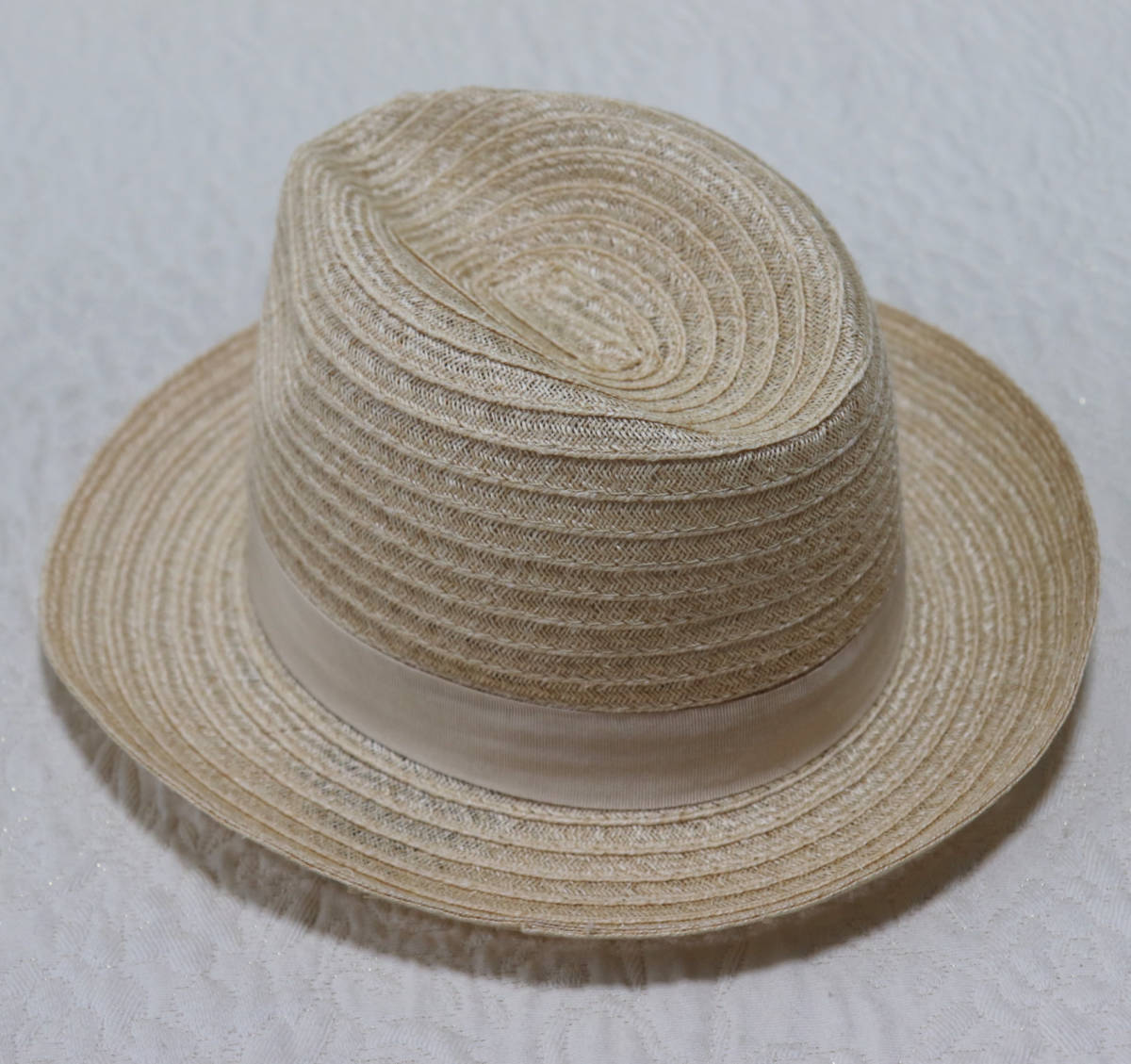 新品タグ付き【Borsalino ボルサリーノ 】ヘンプハット 麦わら帽子