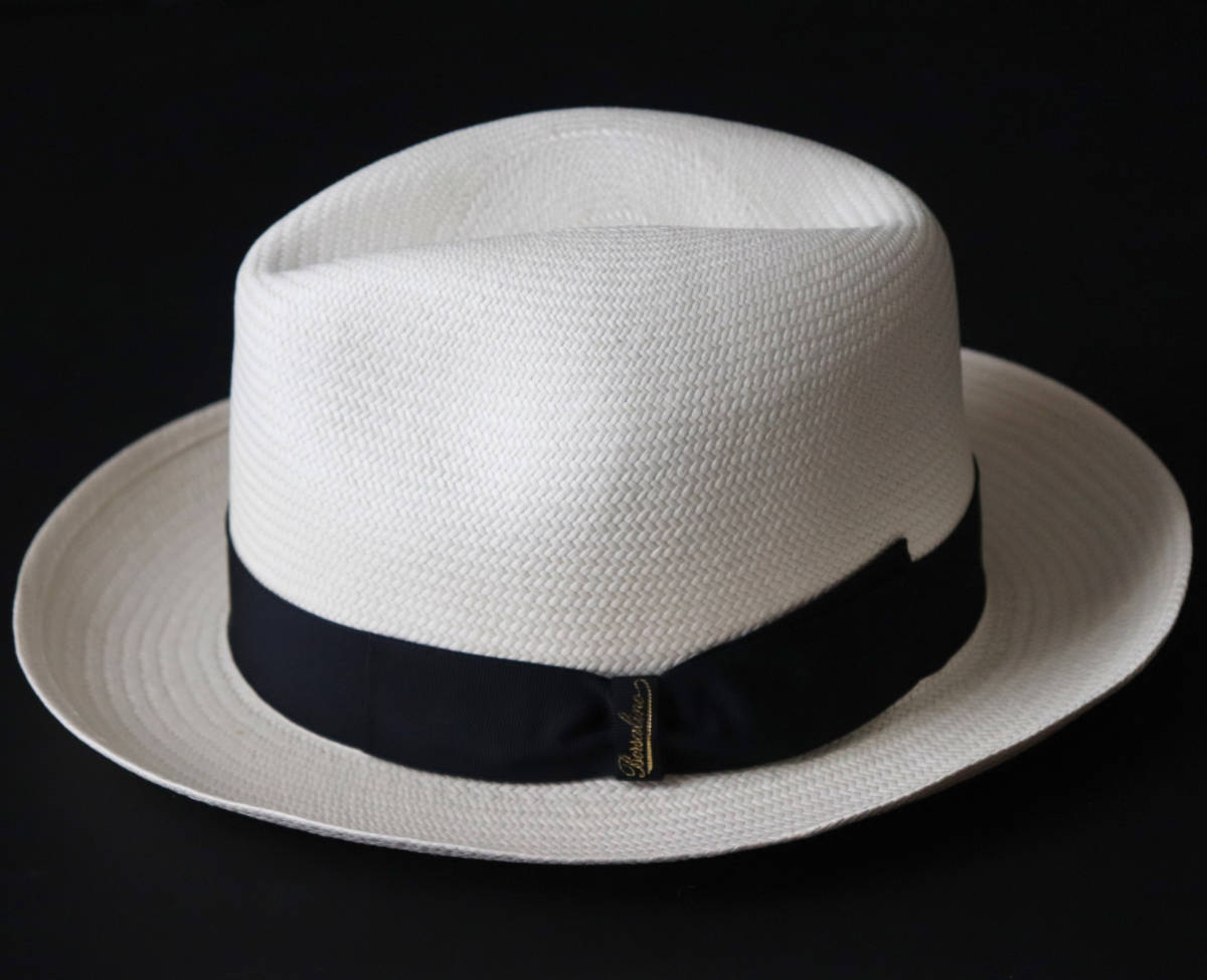 ホワイト】 新品タグ付き【Borsalino ボルサリーノ 】高級ファイン