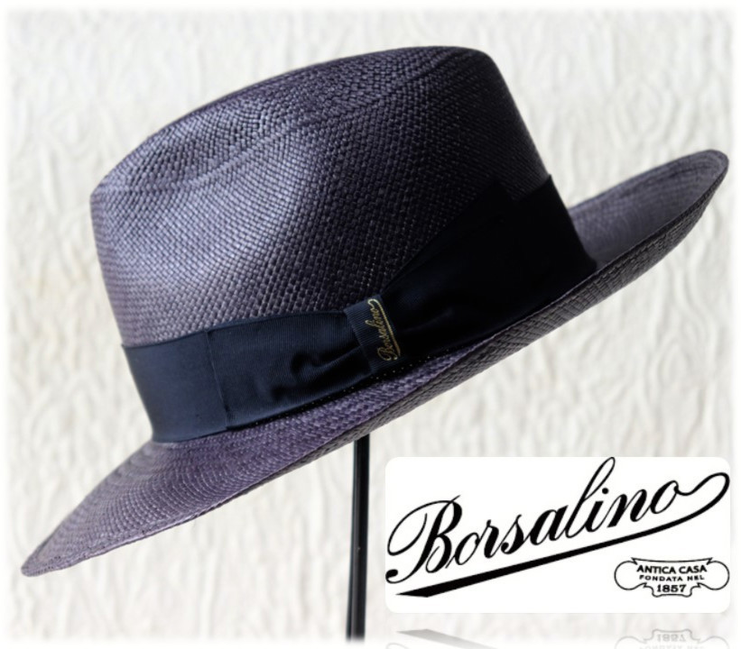 全品送料無料 ミディアムブリム 新品タグ付き【Borsalino 58