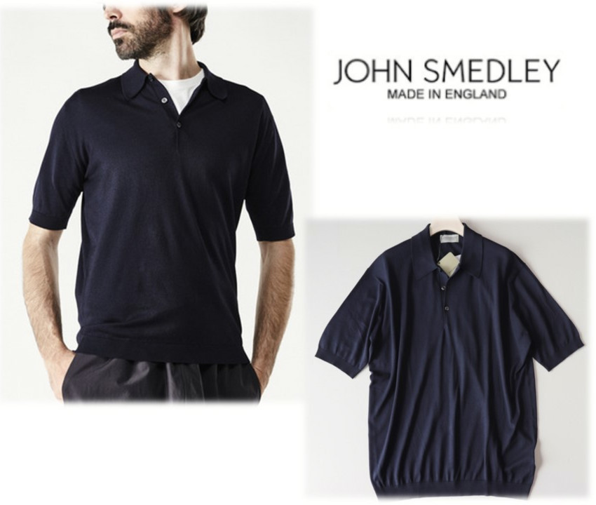 新品・タグ付き】JOHN SMEDLEY ジョンスメドレー 半袖ポロシャツ M