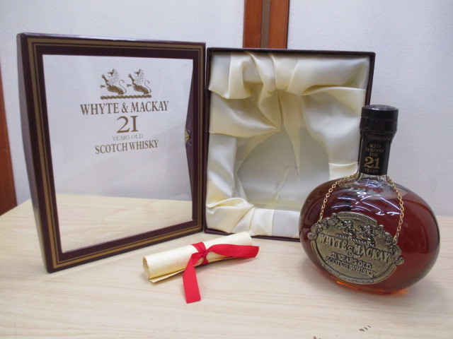 古酒 ホワイト&マッカイ WHYTE&MACKAY 21年 スコッチウイスキー ...