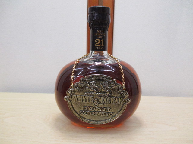 古酒 ホワイト&マッカイ WHYTE&MACKAY 21年 スコッチウイスキー ...