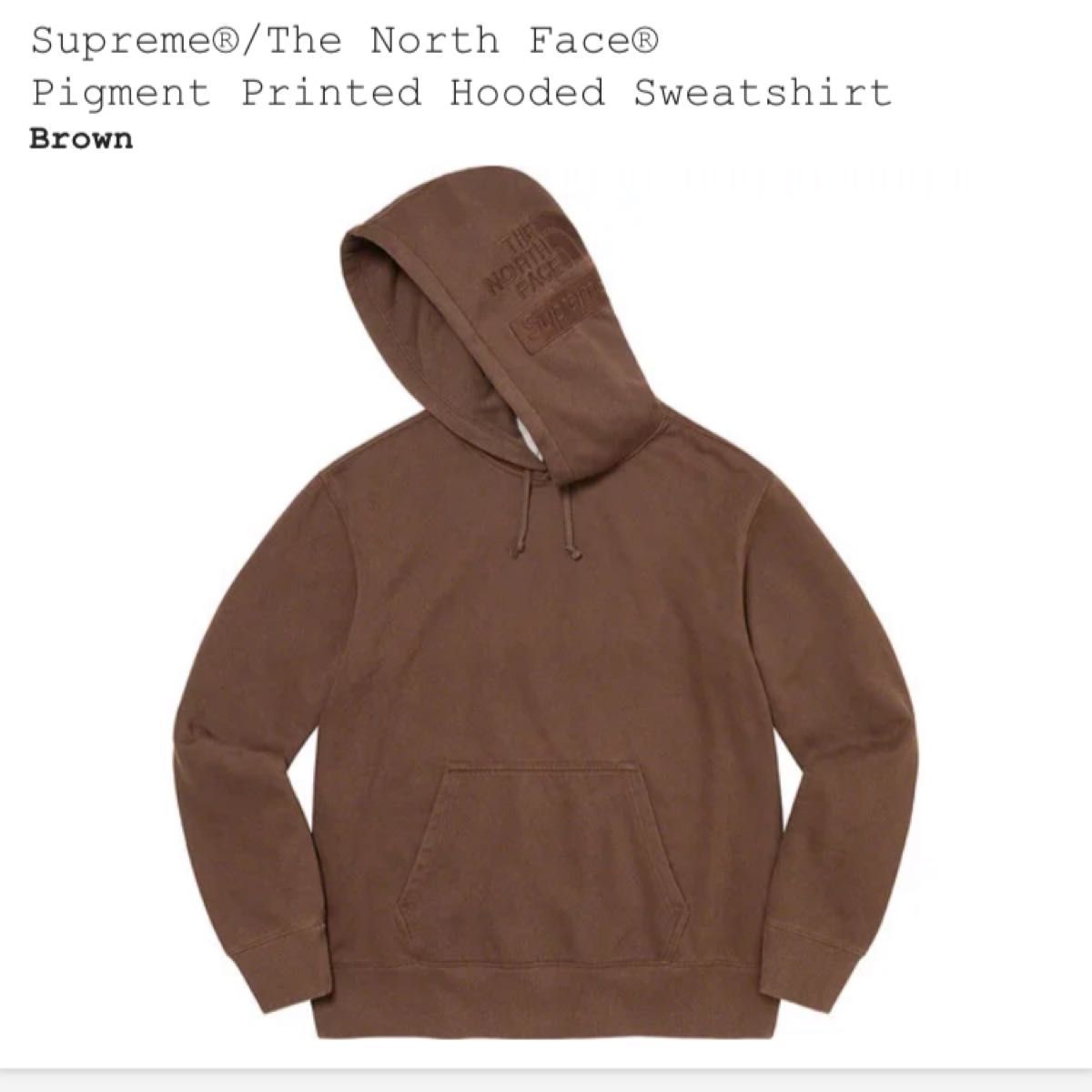 supreme north face pigment パーカー 新品未使用｜PayPayフリマ