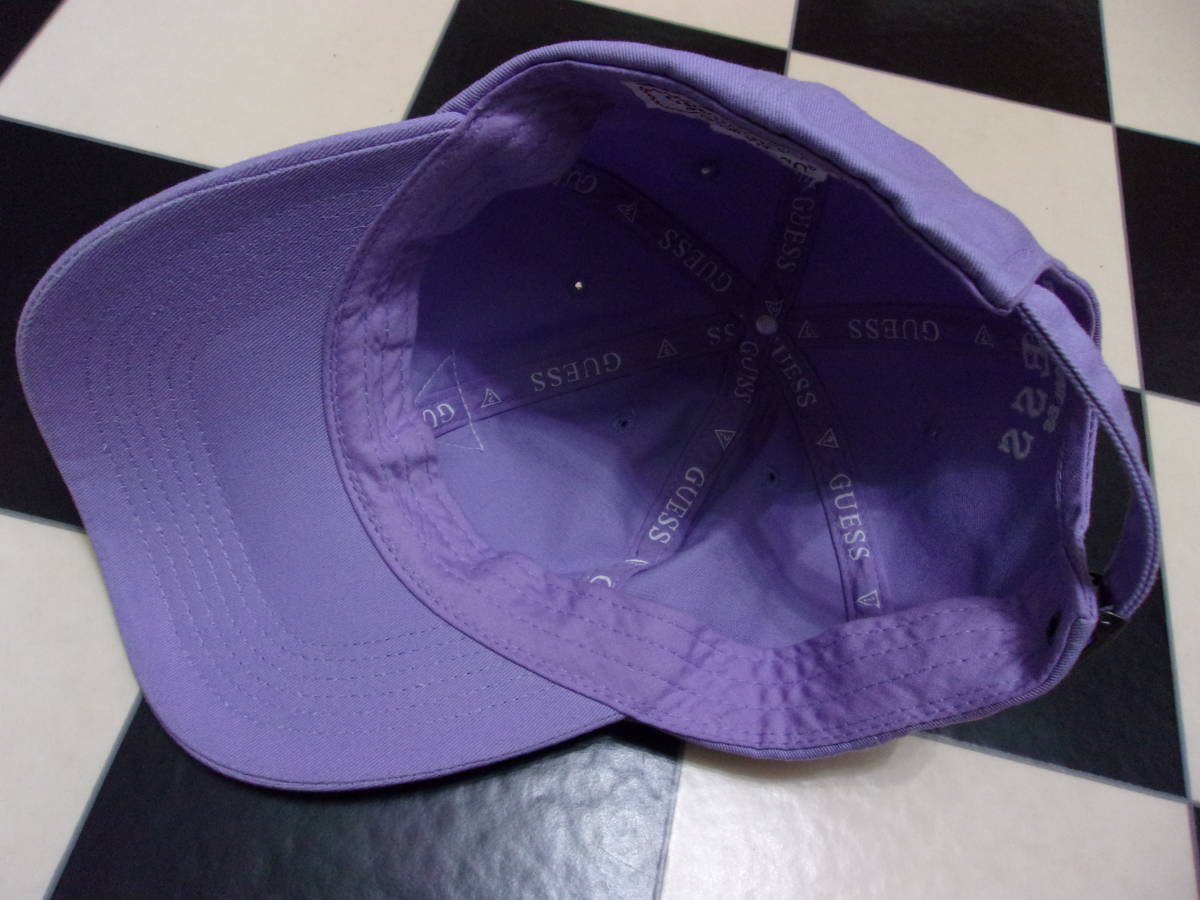 GUESS キャップ フリーサイズ ゲス パープル 紫系 帽子 服飾小物 服飾雑貨_画像8