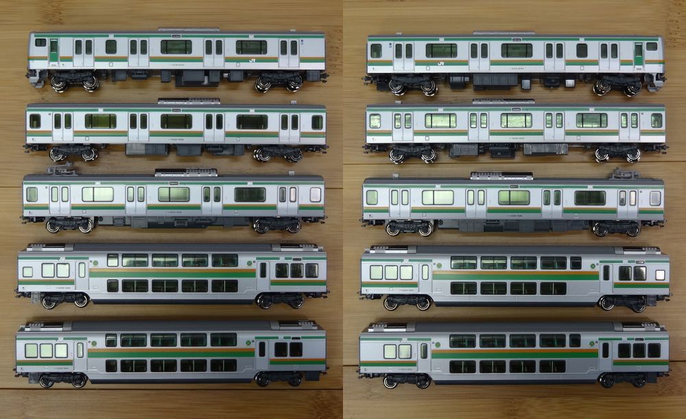 KATO 10-231/232 E231系東海道線仕様 基本、増結 合計10両 日本に 9212 