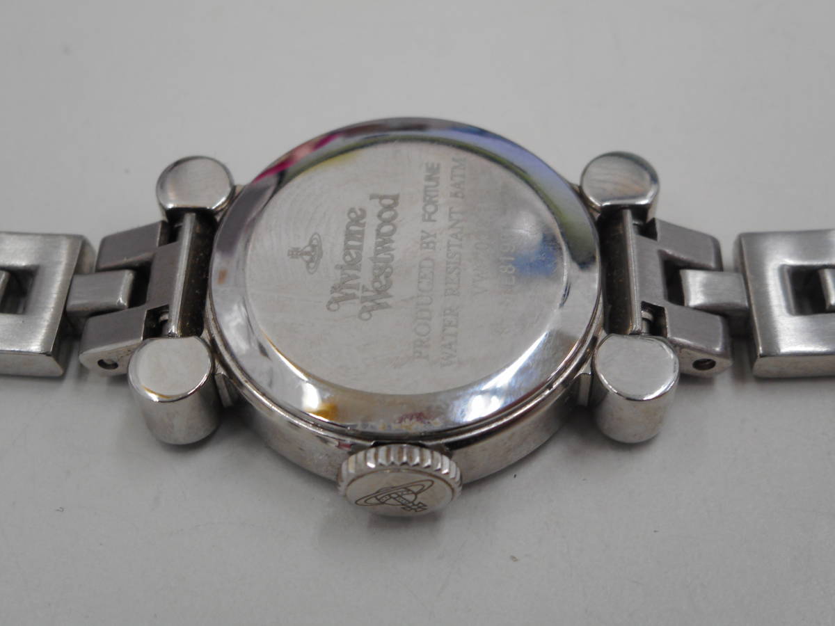 ヴィヴィアンウエストウッドVivienne Westwood クォーツ 腕時計 シェル 中古 電池切れ 箱 取説の画像9