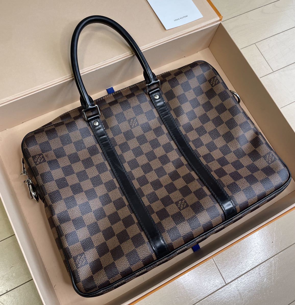 Louis Vuitton PDV PM Damie ブリーフケース migotohonda.com.br