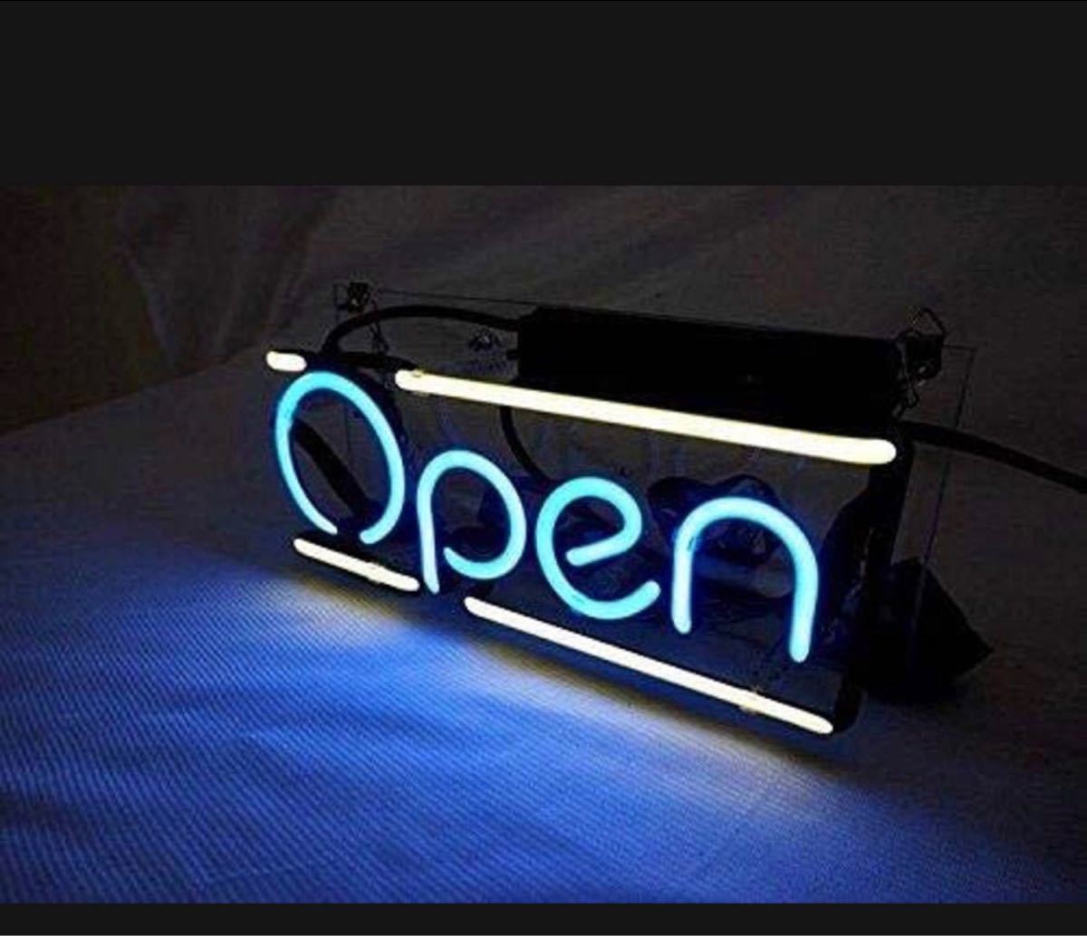 ネオンサイン スタイリッシュ『OPEN』ネオン管 お洒落 看板 BAR バー 店舗 ディスプレイ 室内 アメリカン雑貨 インテリア 雰囲気作り_画像2