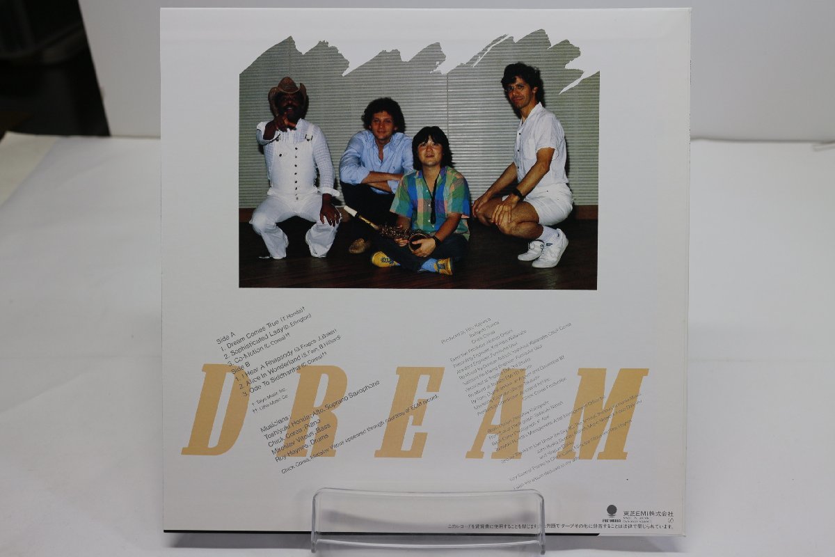 [TK2513LP] LP Honda ../ Dream . beautiful goods record surface excellent sound quality excellent liner no-tsu сhick *ko rear other \'84 Toshiba EMI Jazz Fusion 