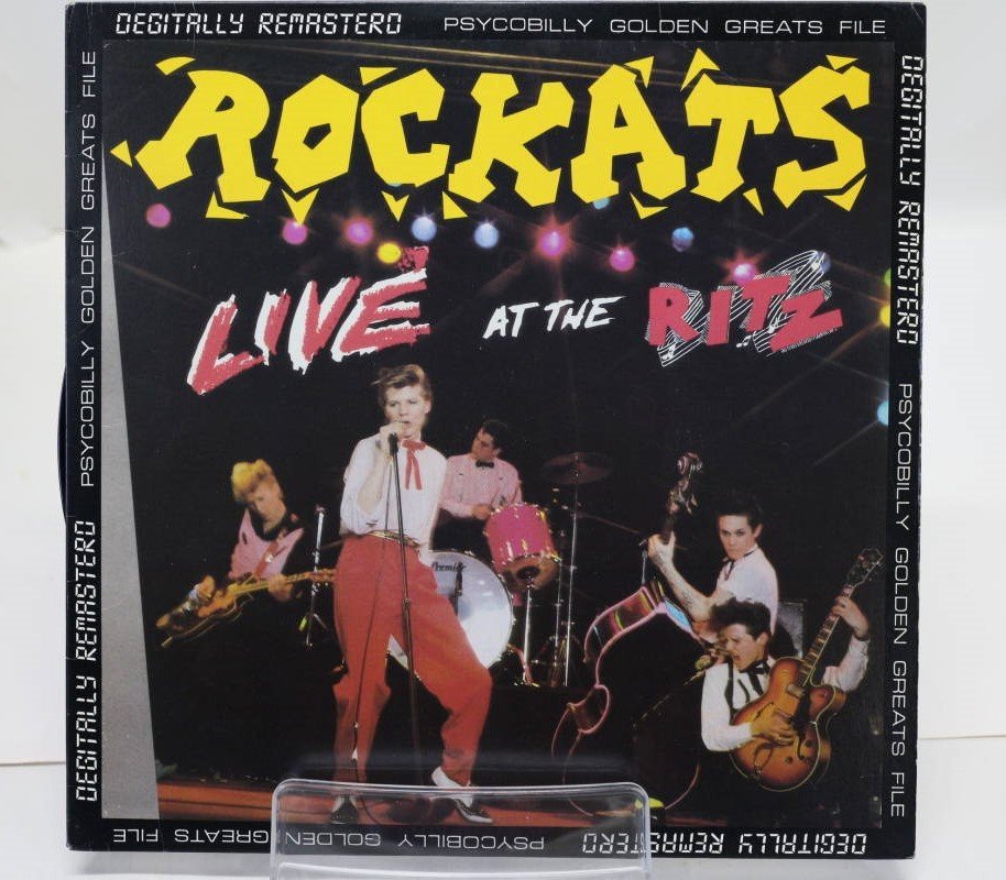 [TK1733LP] LP ROCKATS live at the RITZ 激レア！ カナダ盤 psycobilly golden greats file vol.one ネオロカビリー サイコビリー_画像1