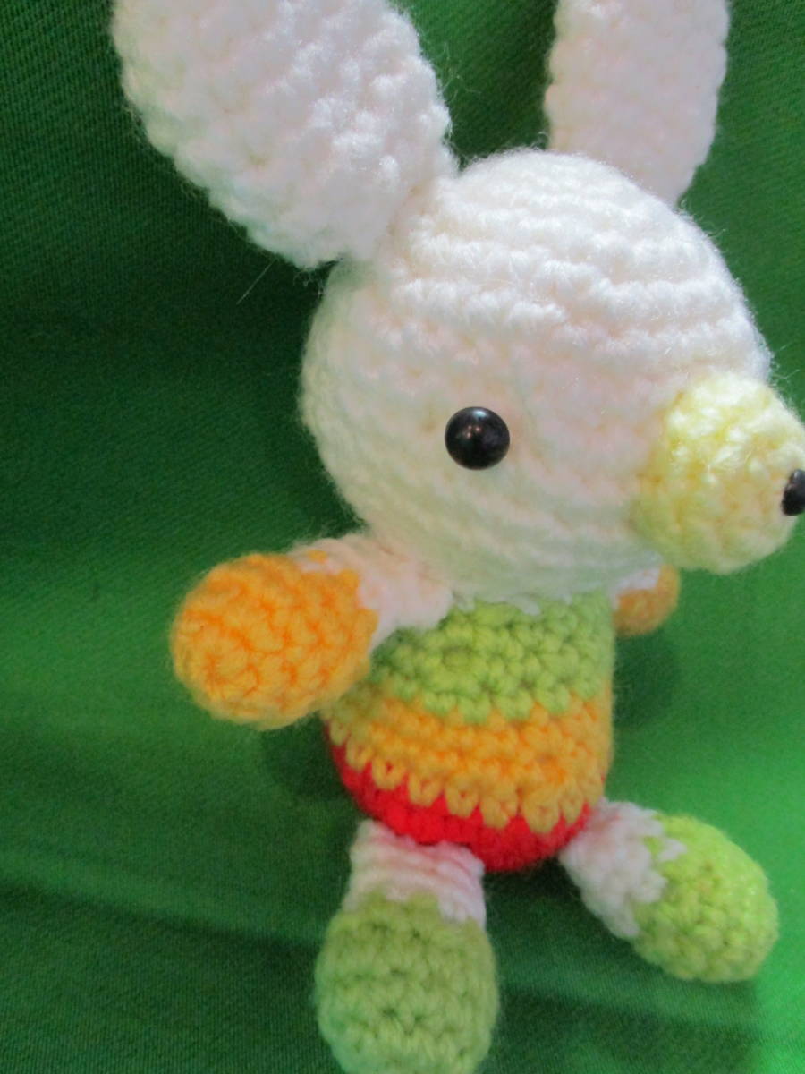 # handmade knitting [...?] mascot soft toy . doll Mini hand-knitted hand made 