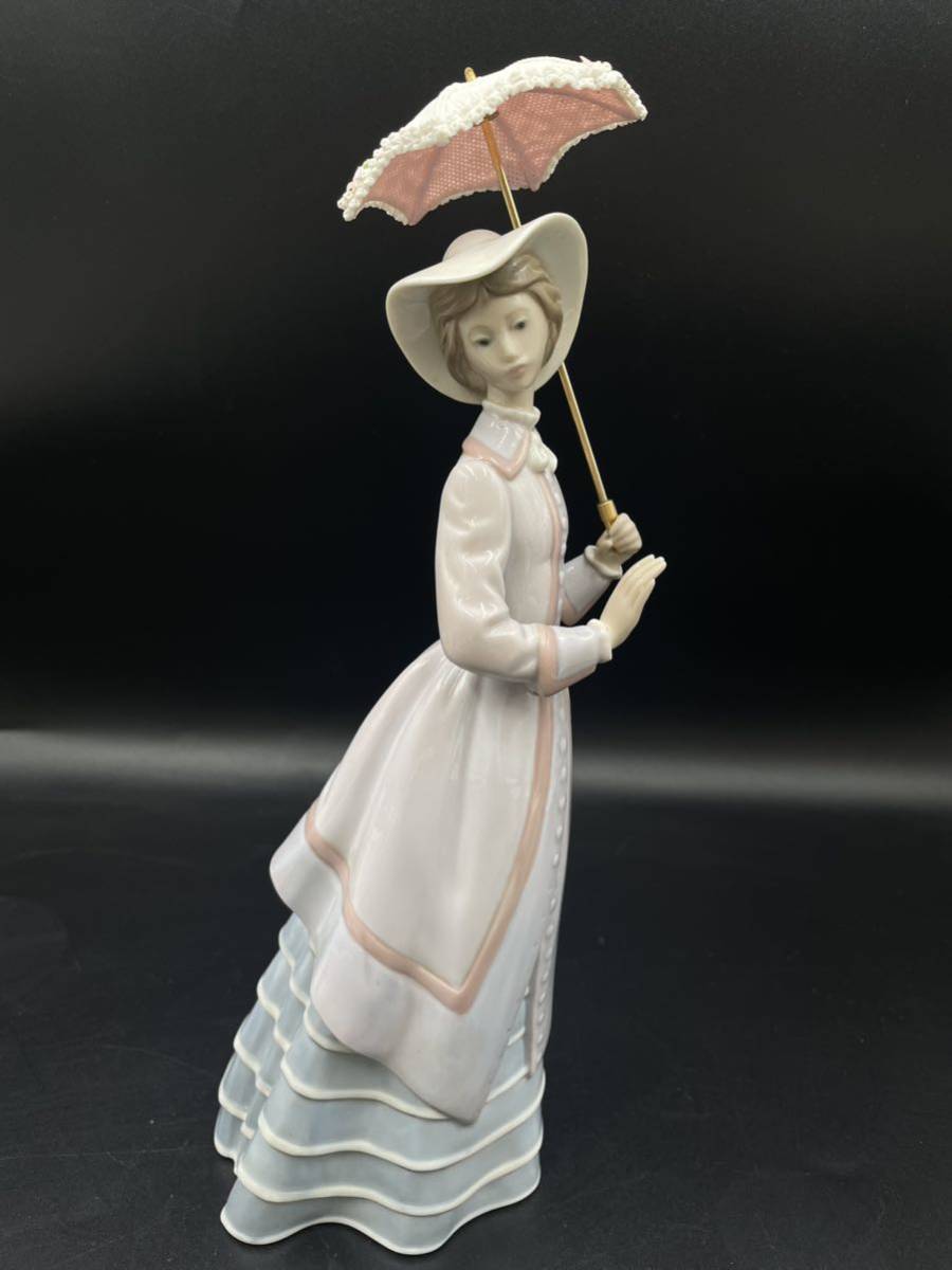 美品】LLADRO パラソルの娘-