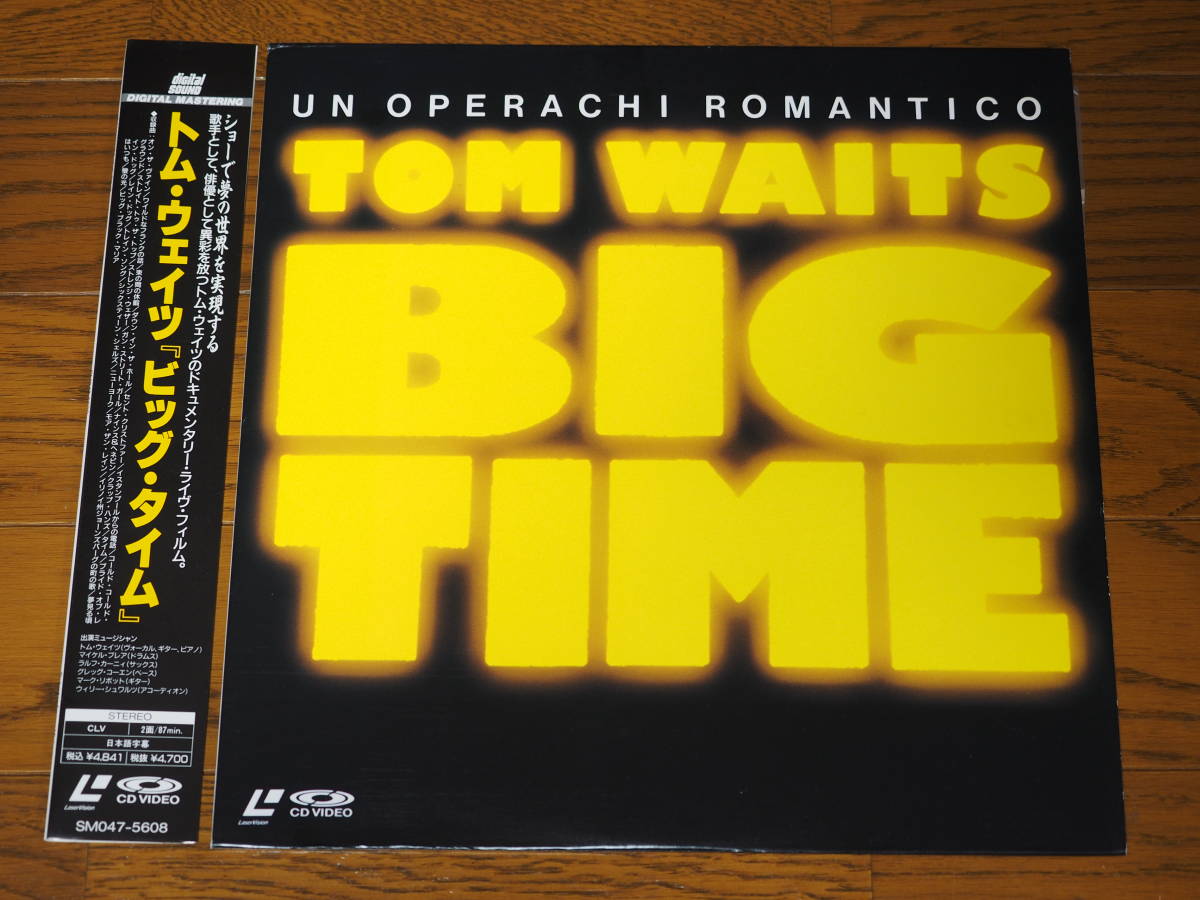 LD♪TOM WAITS/BIG TIME ♪1987年San Francisco/Los Angeles収録_画像1