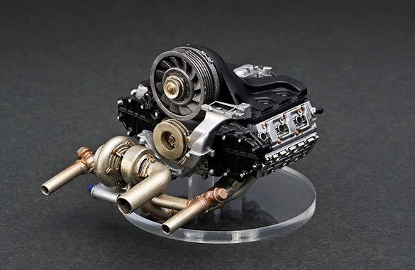 WEB限定 IG3006 1/18 RWB 964 Silver/Yellow With Engine M64エンジン