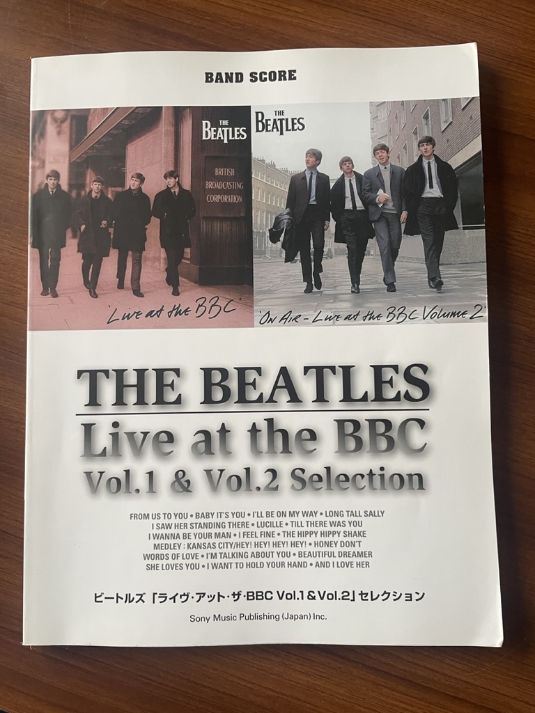 ★ BEATLES ビートルズ LIVE AT THE BBC Vol.1 & 2 セレクション ライブアットザBBC 楽譜 バンドスコア_画像1