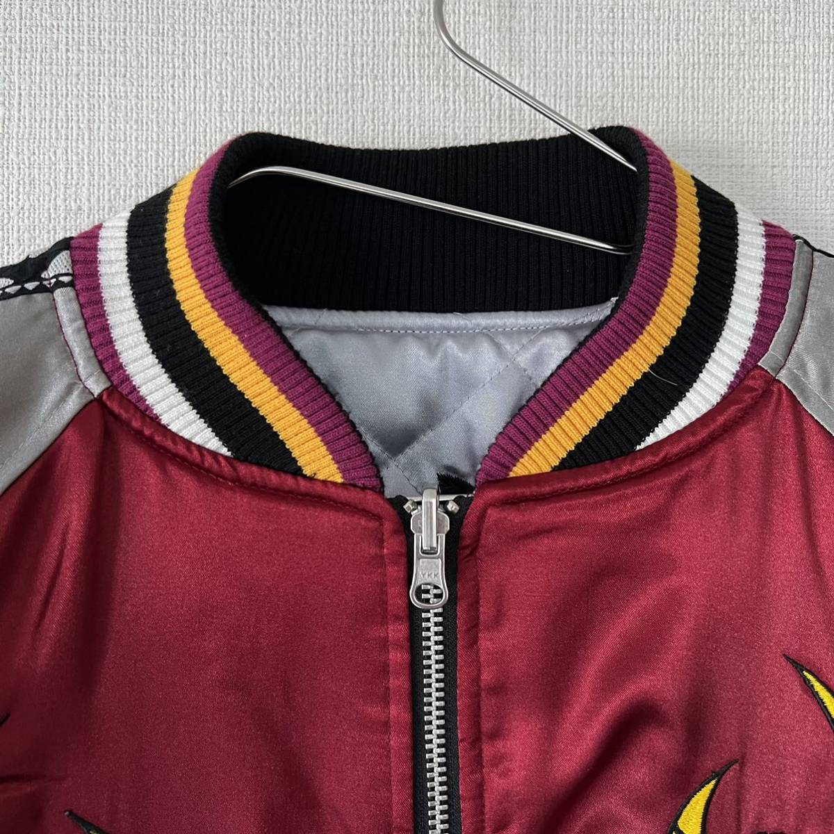パンクドランカーズ×キン肉マン】スカジャン ブルゾン ナイロン 刺繍