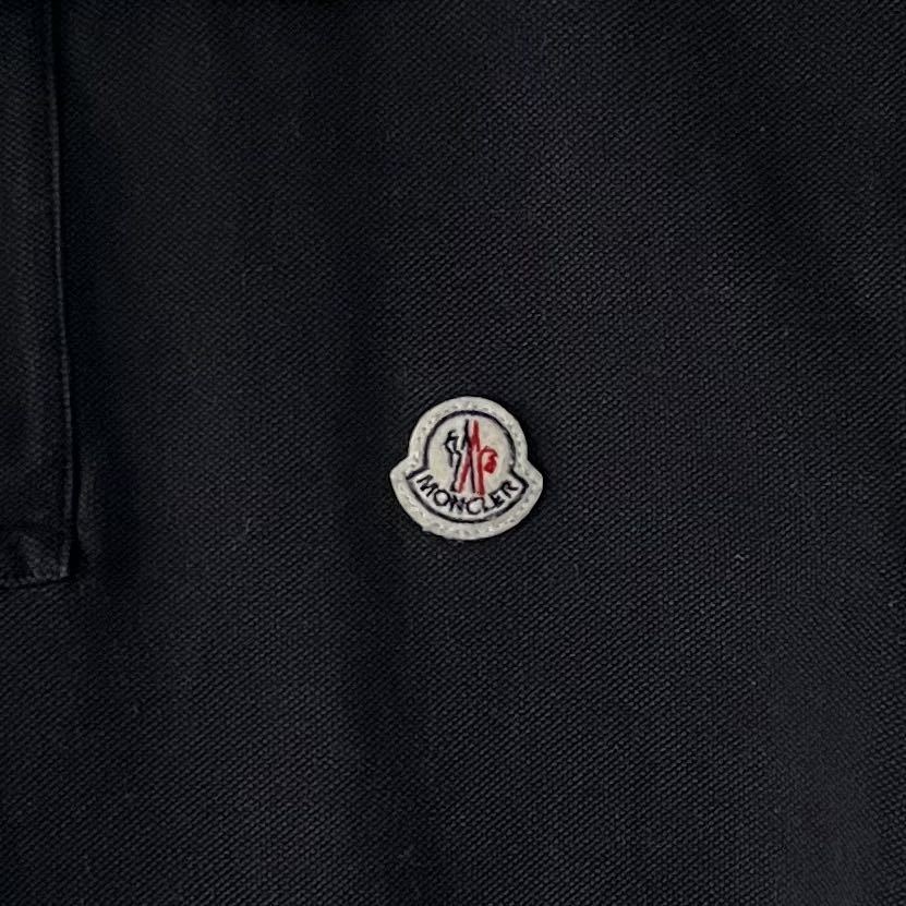 MONCLER モンクレール ポロシャツ ブラック ワンポイントロゴ
