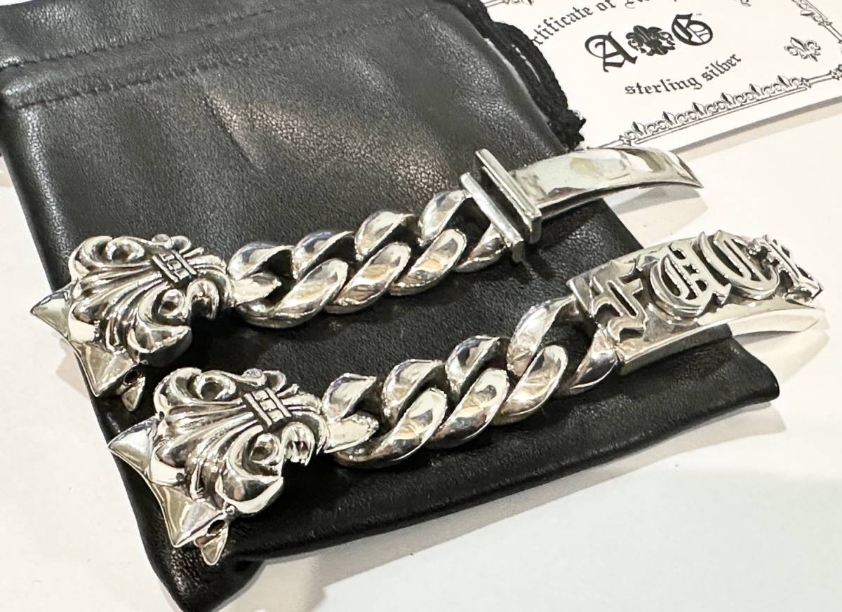 A&G ダガー & フレア ウォッチ ベルト(ブレス)シルバー 新品 レア
