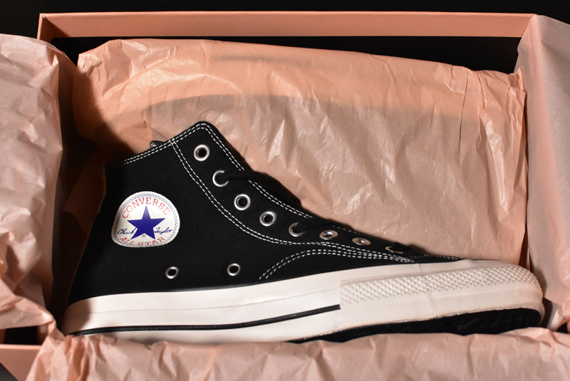 27cm CONVERSE ADDICT CHUCK TAYLOR HI BLACK 31308520 US8.5 CHUCK