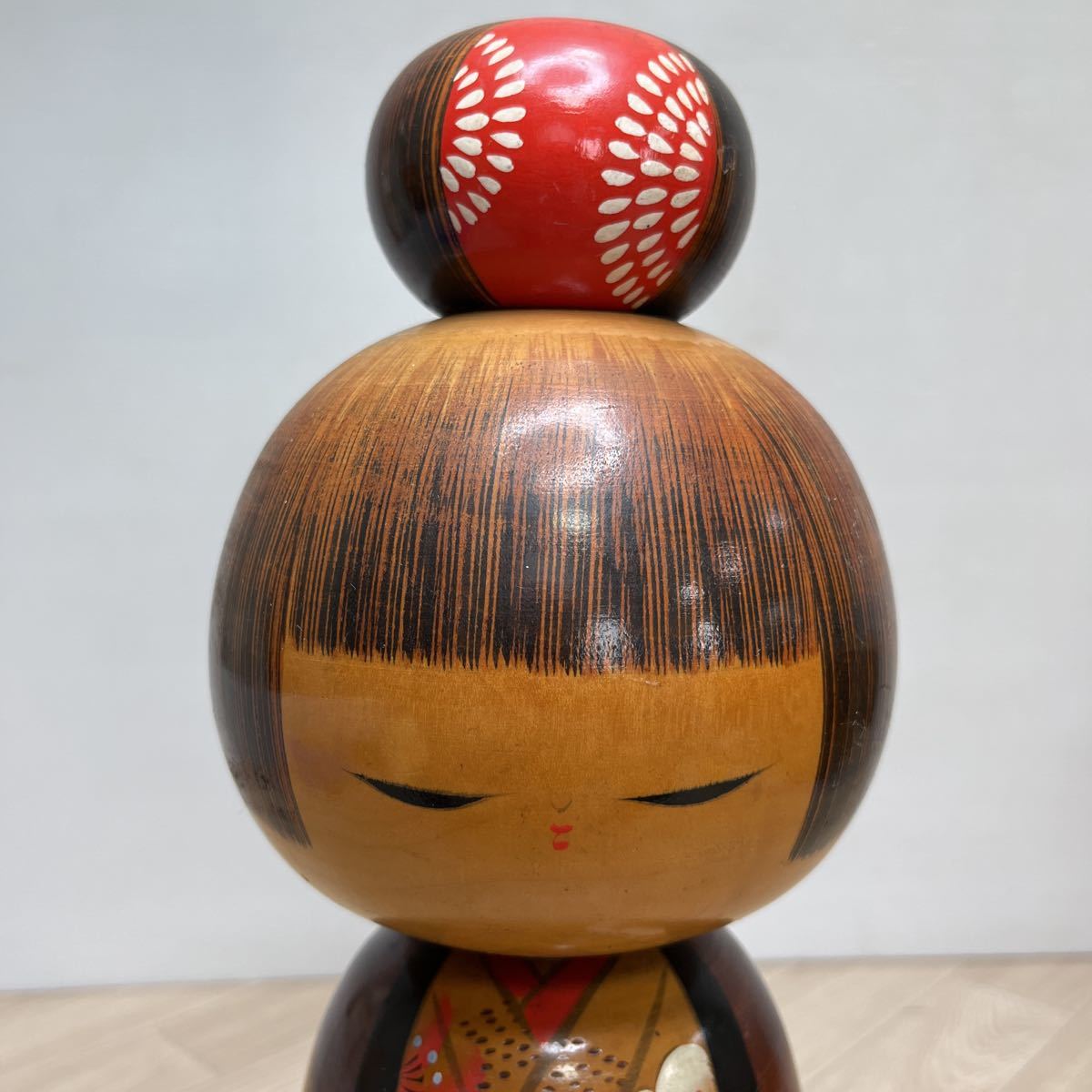 A1835) 晃常 高さ約37.5cm 創作こけし こけし 郷土玩具 置物 日本人形 民芸品 おかっぱ 伝統工芸 伝統こけしの画像2