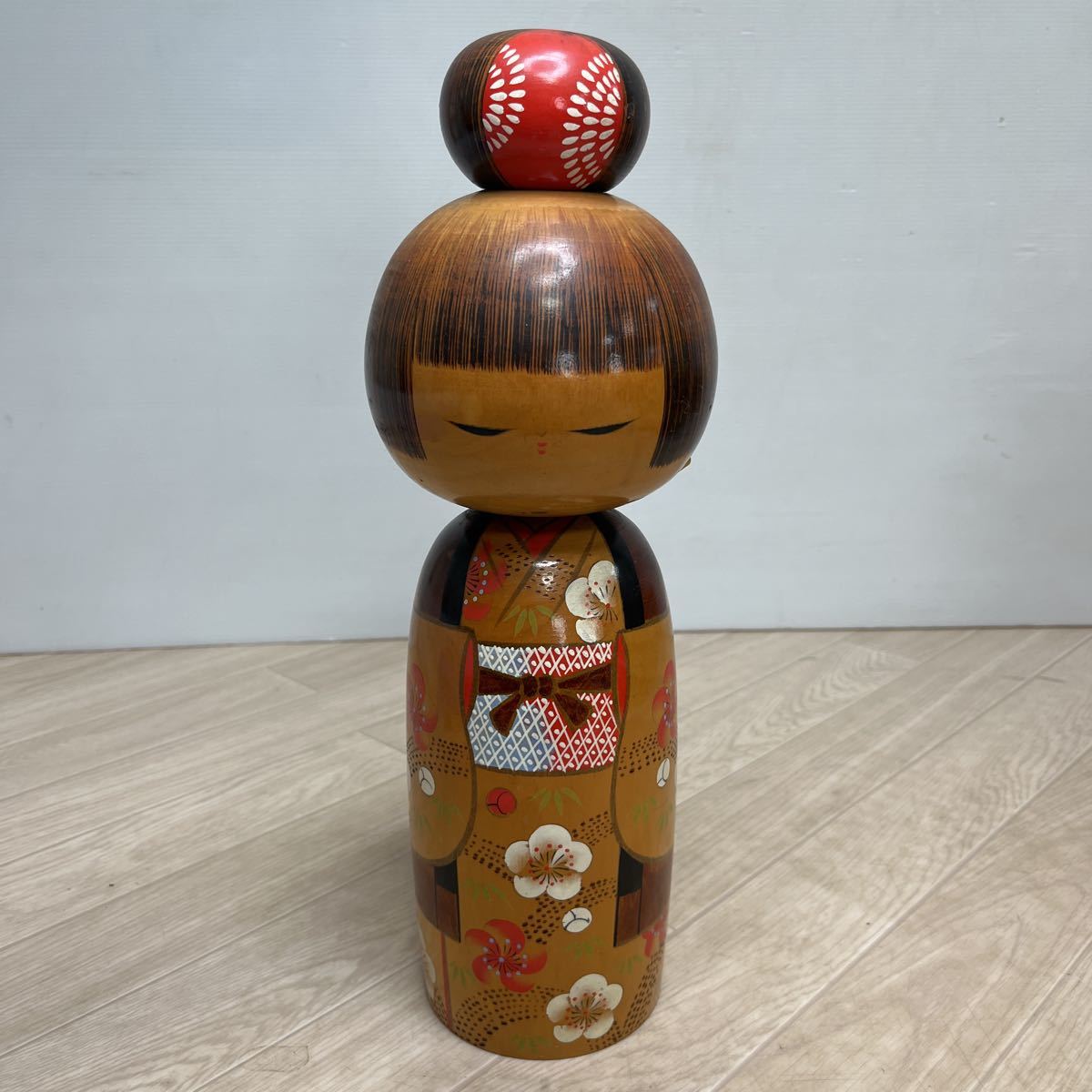 A1835) 晃常 高さ約37.5cm 創作こけし こけし 郷土玩具 置物 日本人形 民芸品 おかっぱ 伝統工芸 伝統こけしの画像1