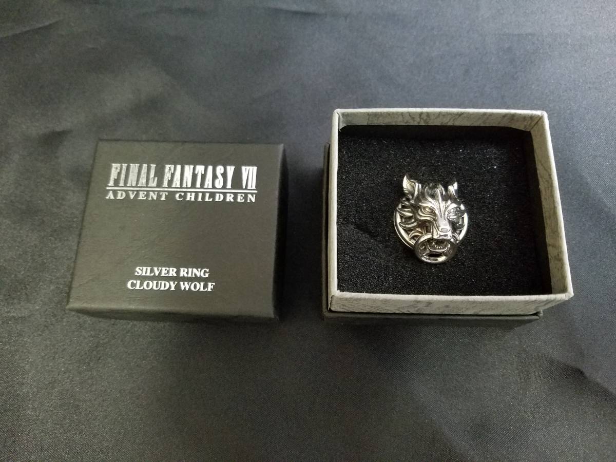  Final Fantasy 7 Ad отдушина дети серебряное кольцо kla ude . Wolf 15 номер кольцо /FFⅦAC/k громкий / товары / костюмированная игра 