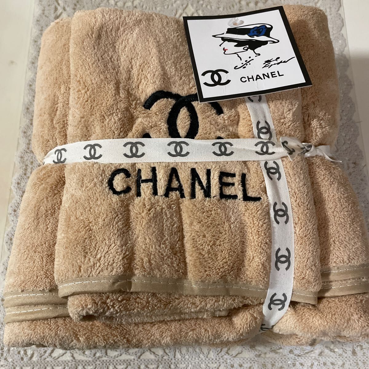 新品 未使用品 CHANEL ノベルティ フェイスタオルバスタオル 非売品｜PayPayフリマ